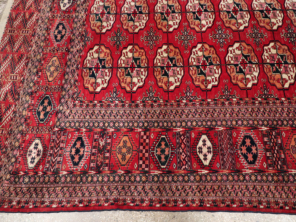 Vintage Central Asian Tekke Rug, No.23341 - Gsblank