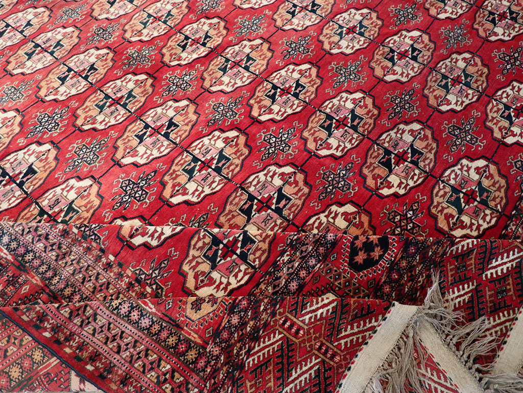 Vintage Central Asian Tekke Rug, No.23341 - Gsblank