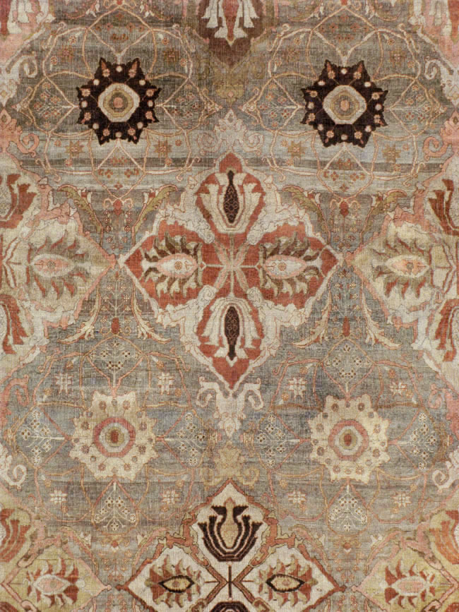 Antique Persian Bidjar Carpet, No.23352 - Gsblank