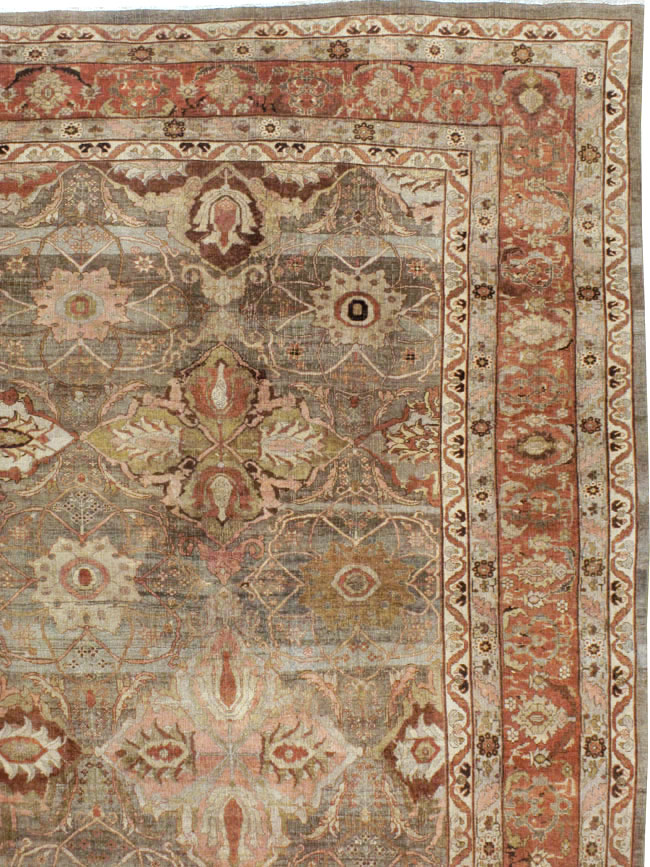 Antique Persian Bidjar Carpet, No.23352 - Gsblank