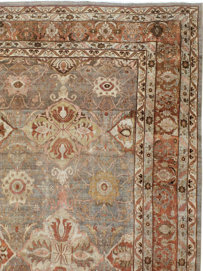 Antique Persian Bidjar Carpet, No.23352 - Gsblank