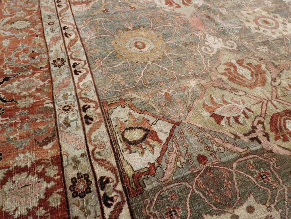 Antique Persian Bidjar Carpet, No.23352 - Gsblank