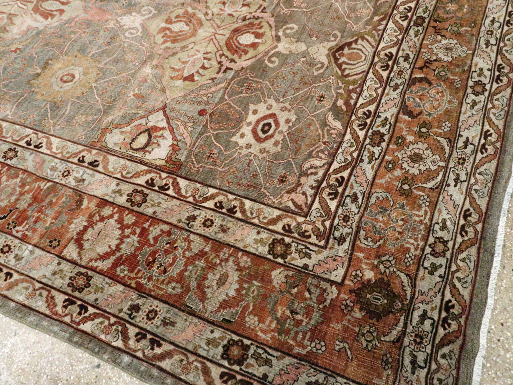 Antique Persian Bidjar Carpet, No.23352 - Gsblank
