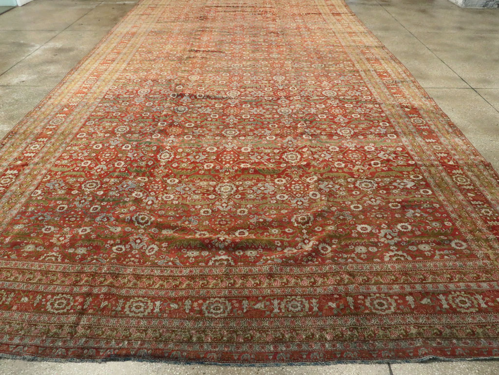 Antique Persian Senneh Malayer Carpet, No.23354 - Gsblank