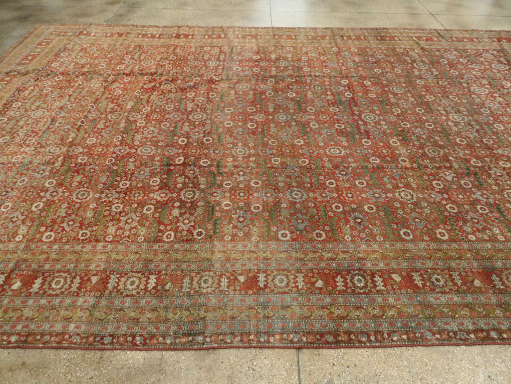 Antique Persian Senneh Malayer Carpet, No.23354 - Gsblank