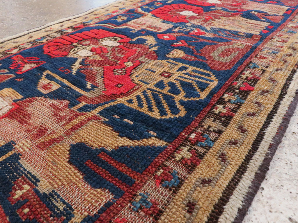 Vintage Turkish Anatolian Pictorial Rug, No.23364 - Gsblank