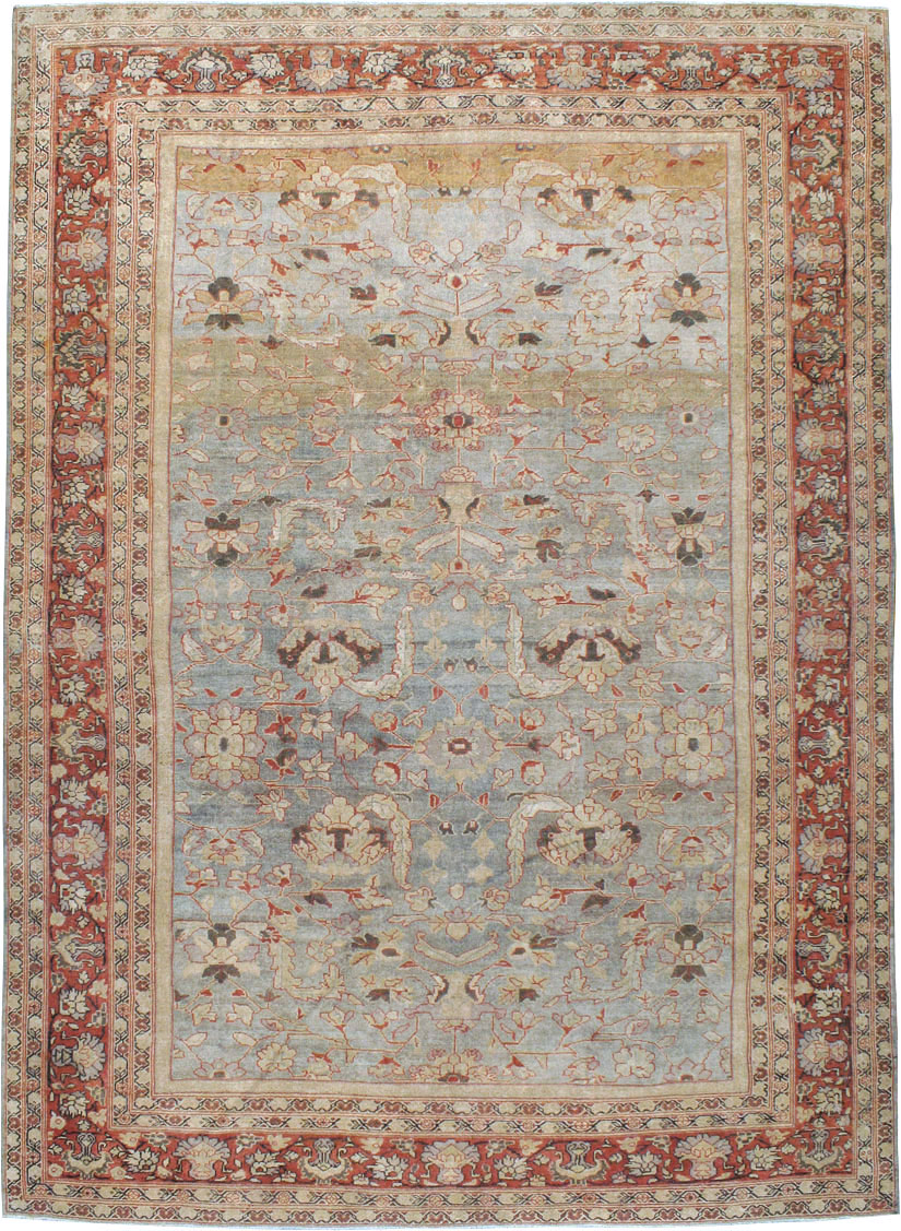 Antique Persian Mahal Carpet, No.23365 - Gsblank