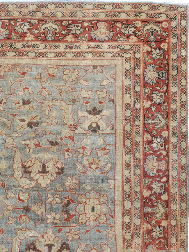 Antique Persian Mahal Carpet, No.23365 - Gsblank