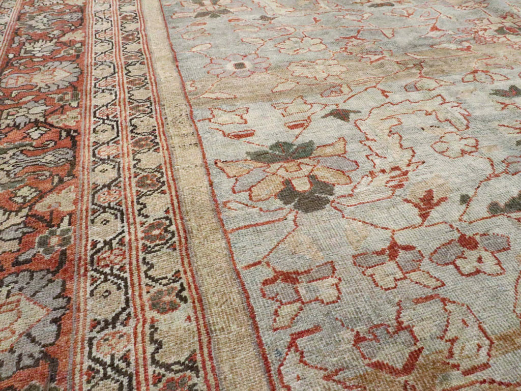 Antique Persian Mahal Carpet, No.23365 - Gsblank