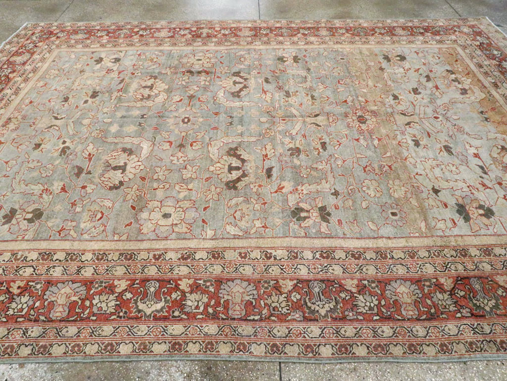 Antique Persian Mahal Carpet, No.23365 - Gsblank