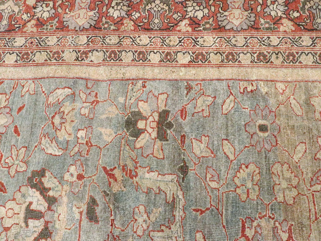 Antique Persian Mahal Carpet, No.23365 - Gsblank