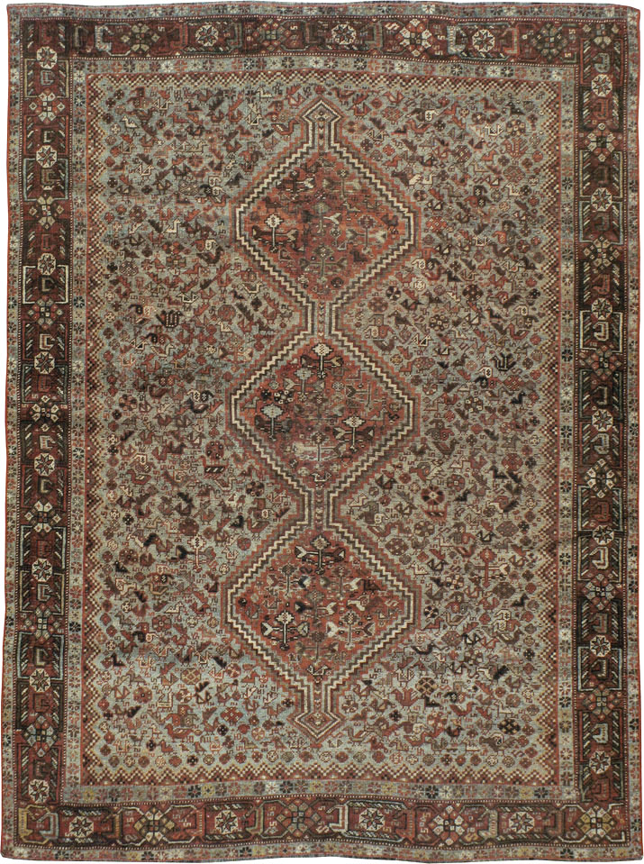 Antique Persian Afshar Rug, No.23373 - Gsblank
