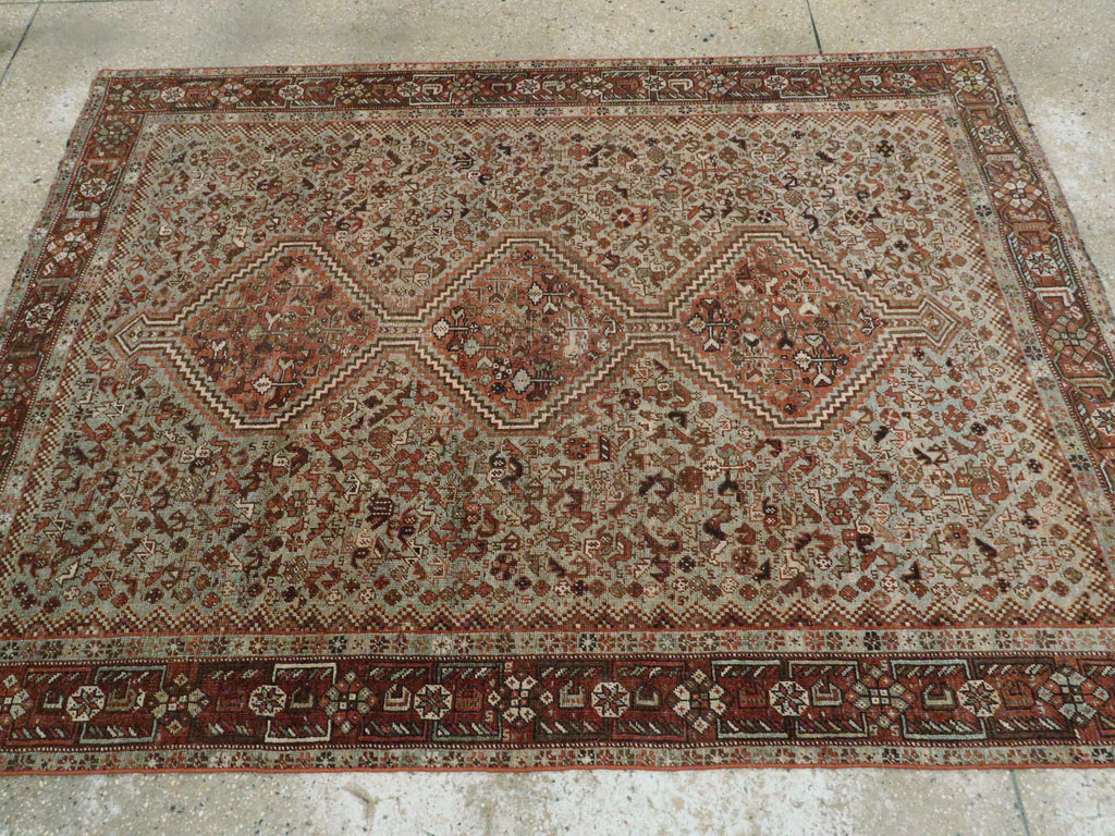 Antique Persian Afshar Rug, No.23373 - Gsblank