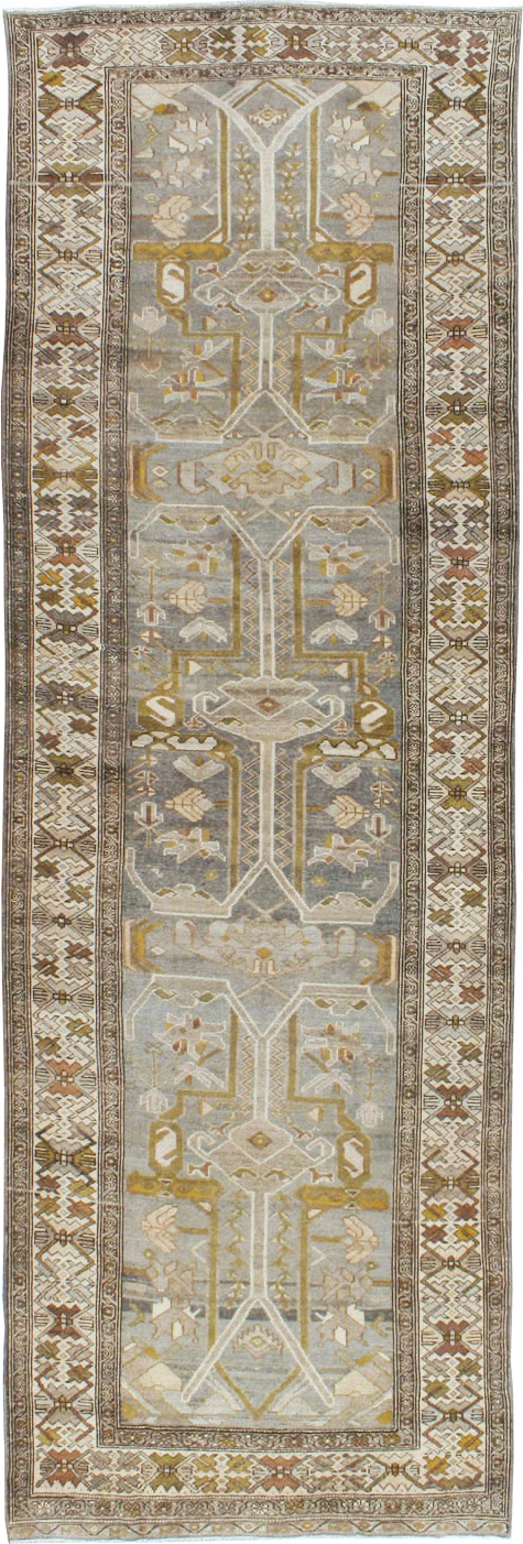 Vintage Persian Malayer Wide Gallery Runner, No.23375 - Gsblank