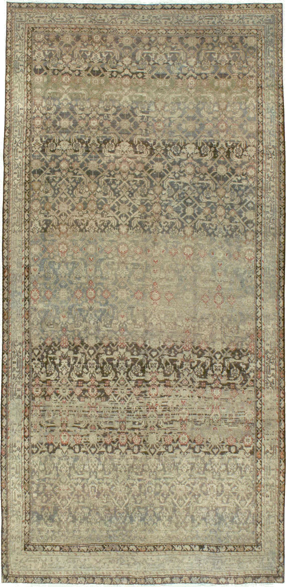 Vintage Persian Malayer Gallery Carpet, No.23384 - Gsblank
