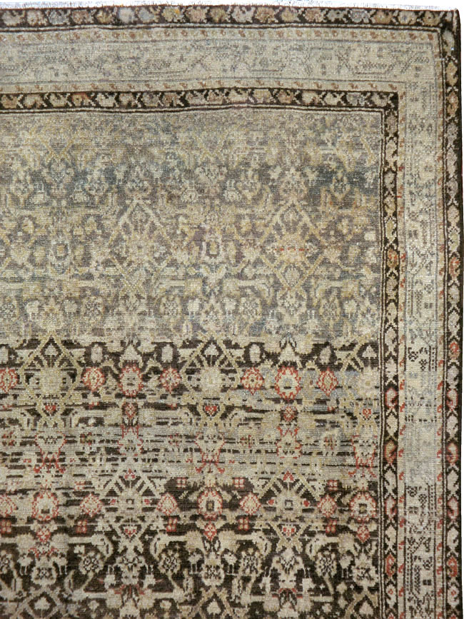 Vintage Persian Malayer Gallery Carpet, No.23384 - Gsblank