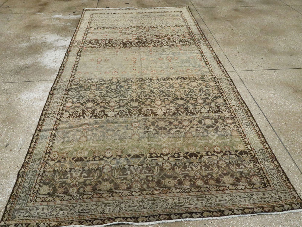 Vintage Persian Malayer Gallery Carpet, No.23384 - Gsblank