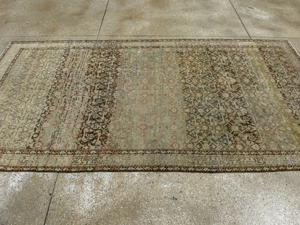 Vintage Persian Malayer Gallery Carpet, No.23384 - Gsblank