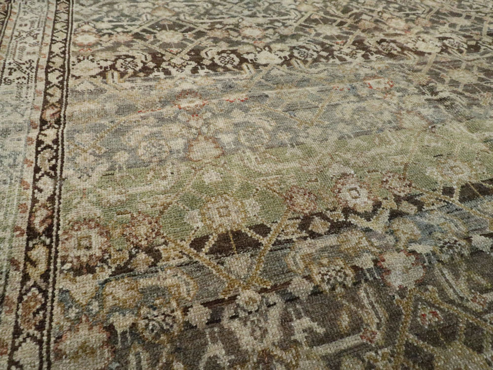 Vintage Persian Malayer Gallery Carpet, No.23384 - Gsblank