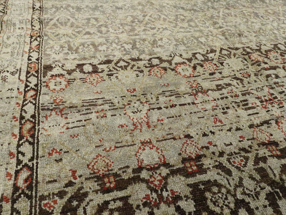 Vintage Persian Malayer Gallery Carpet, No.23384 - Gsblank