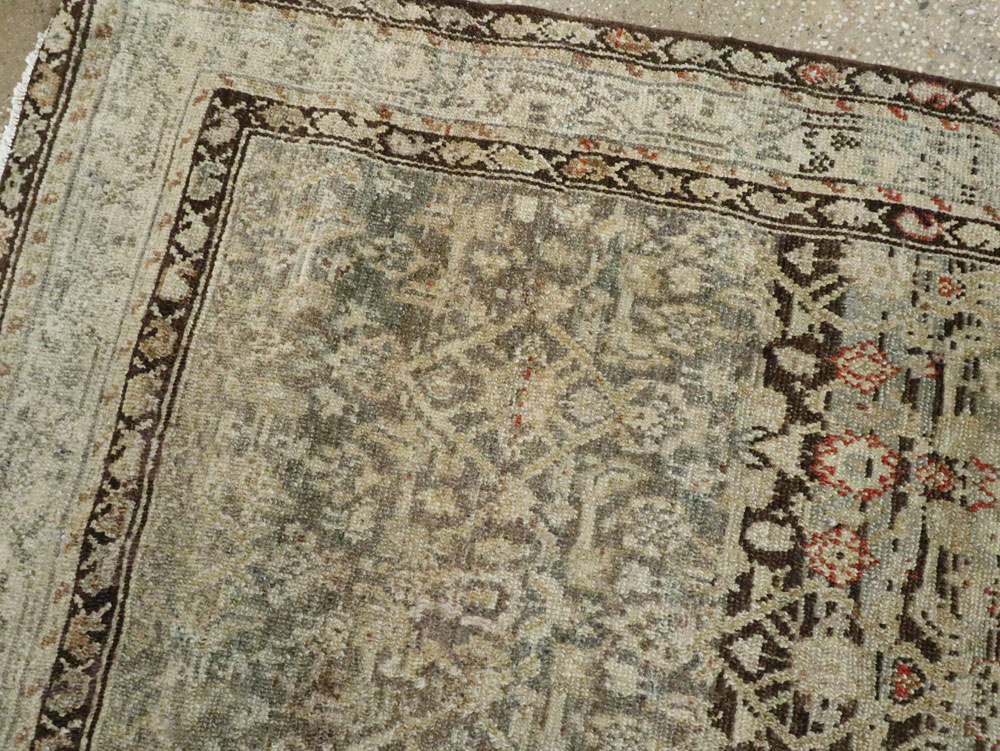 Vintage Persian Malayer Gallery Carpet, No.23384 - Gsblank