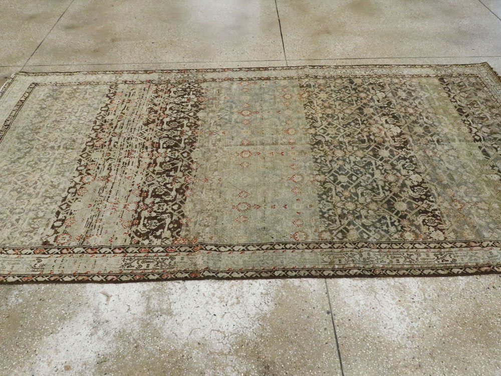 Vintage Persian Malayer Gallery Carpet, No.23384 - Gsblank