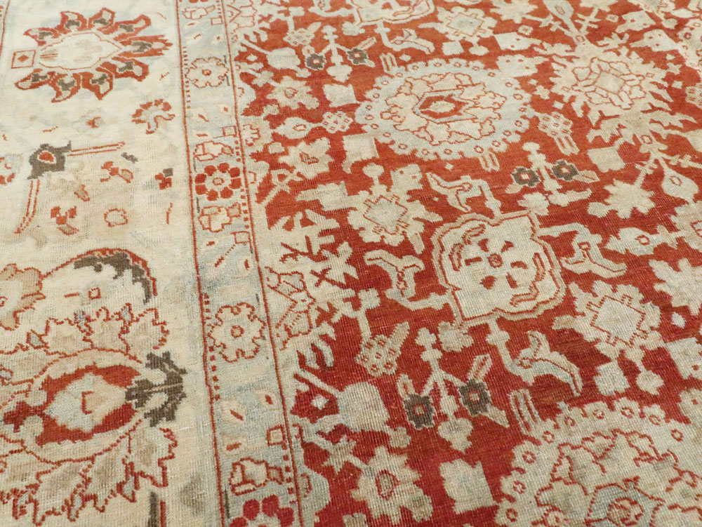 Antique Persian Tabriz Carpet, No.23386 - Gsblank