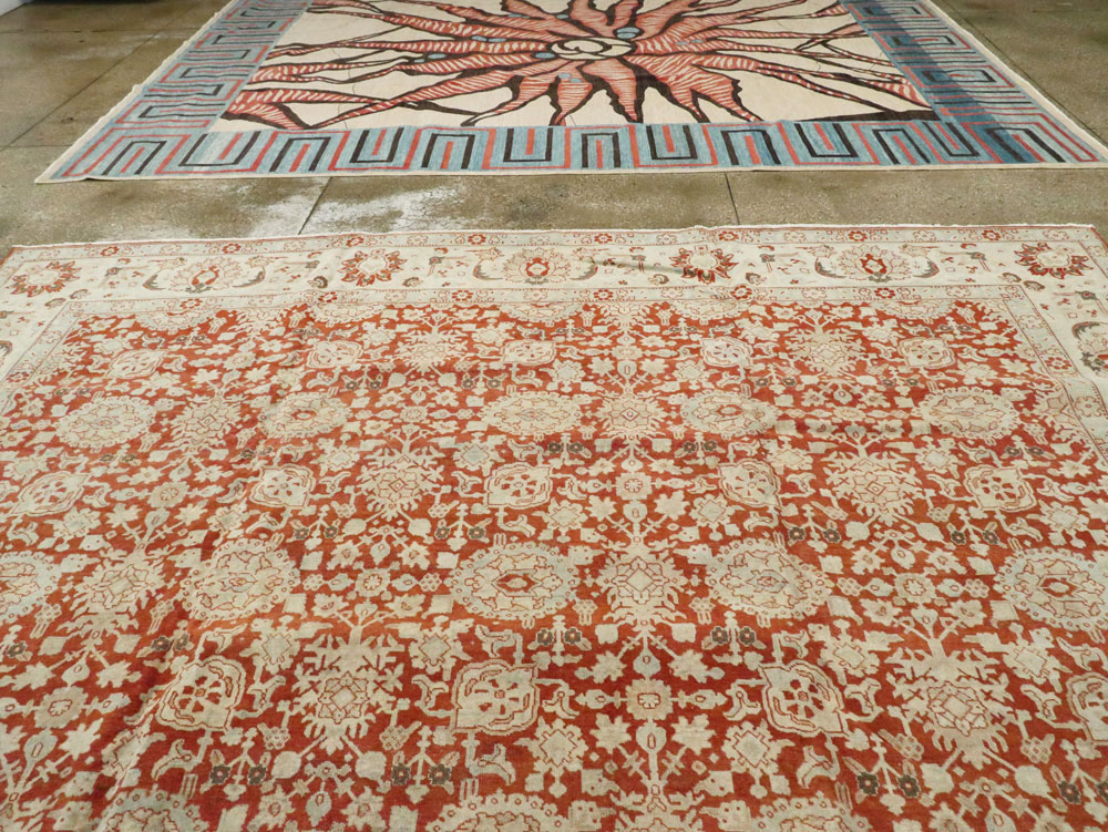 Antique Persian Tabriz Carpet, No.23386 - Gsblank