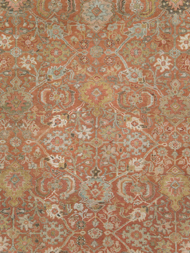 Antique Persian Mahal Room Size Carpet, No.23388 - Gsblank