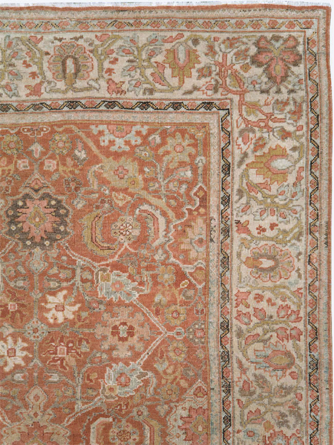 Antique Persian Mahal Room Size Carpet, No.23388 - Gsblank