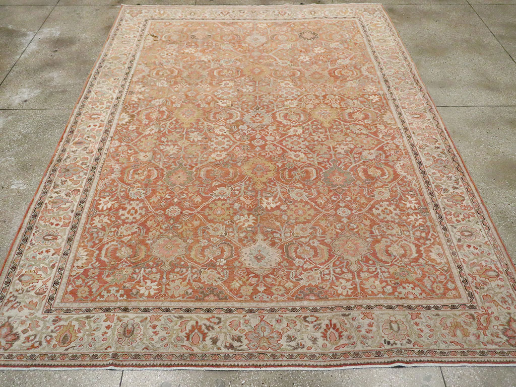 Antique Persian Mahal Room Size Carpet, No.23388 - Gsblank