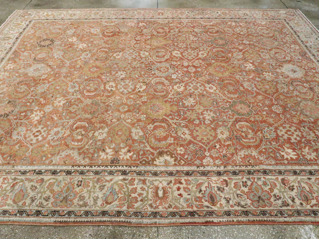 Antique Persian Mahal Room Size Carpet, No.23388 - Gsblank