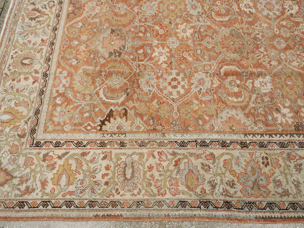Antique Persian Mahal Room Size Carpet, No.23388 - Gsblank