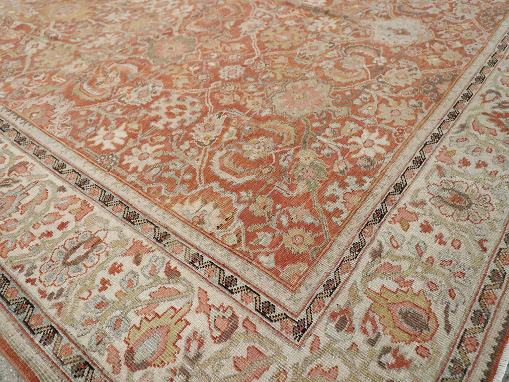 Antique Persian Mahal Room Size Carpet, No.23388 - Gsblank