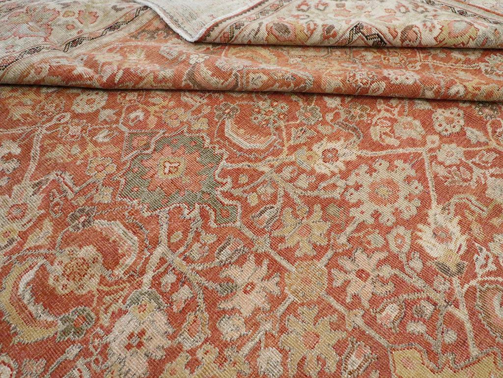 Antique Persian Mahal Room Size Carpet, No.23388 - Gsblank