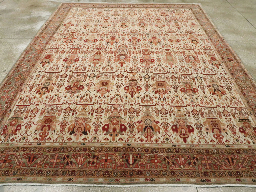 Antique Persian Malayer Carpet, No.23390 - Gsblank