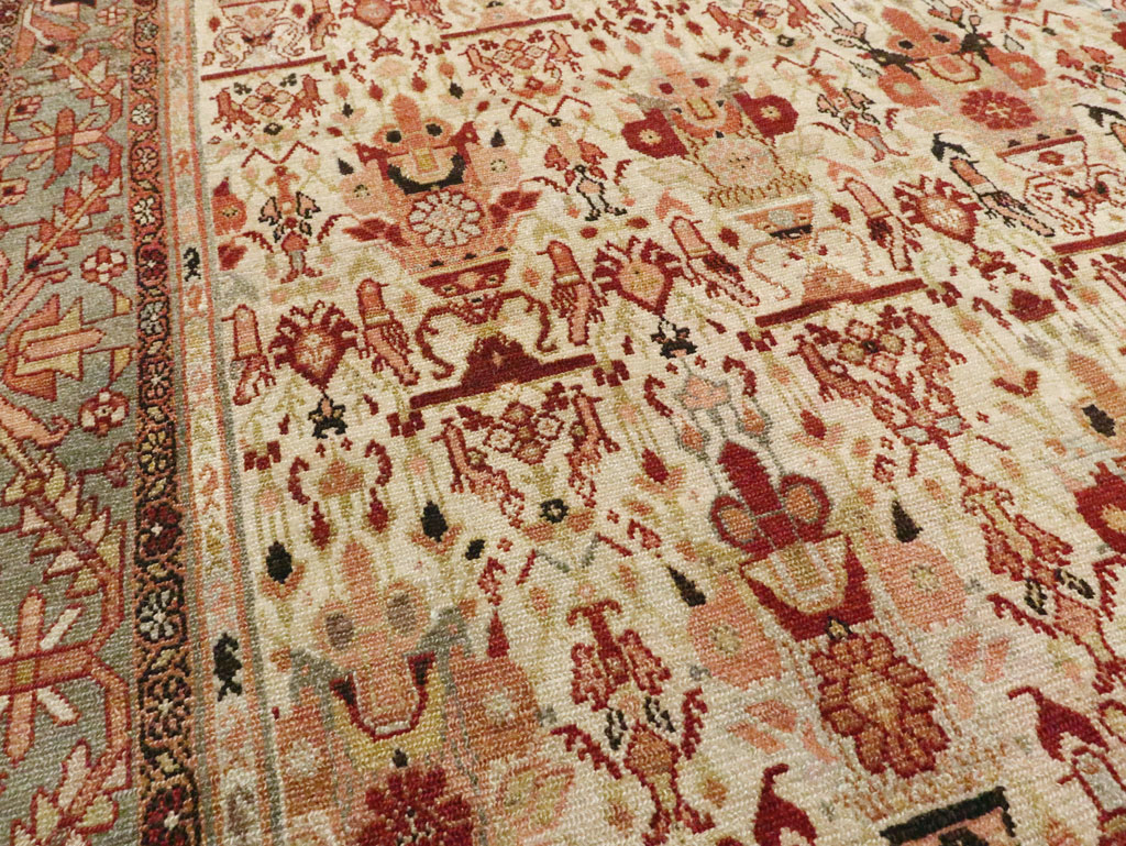Antique Persian Malayer Carpet, No.23390 - Gsblank