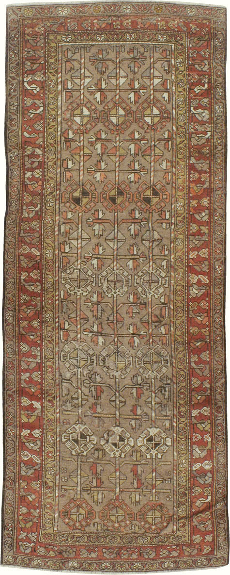 Vintage Persian Serab Gallery Carpet, No.23392 - Gsblank