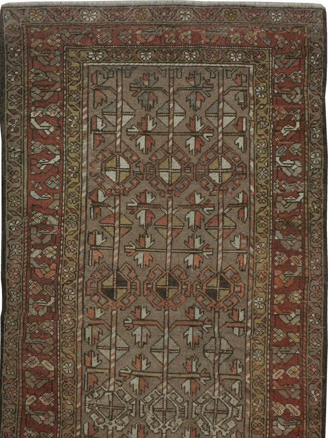 Vintage Persian Serab Gallery Carpet, No.23392 - Gsblank
