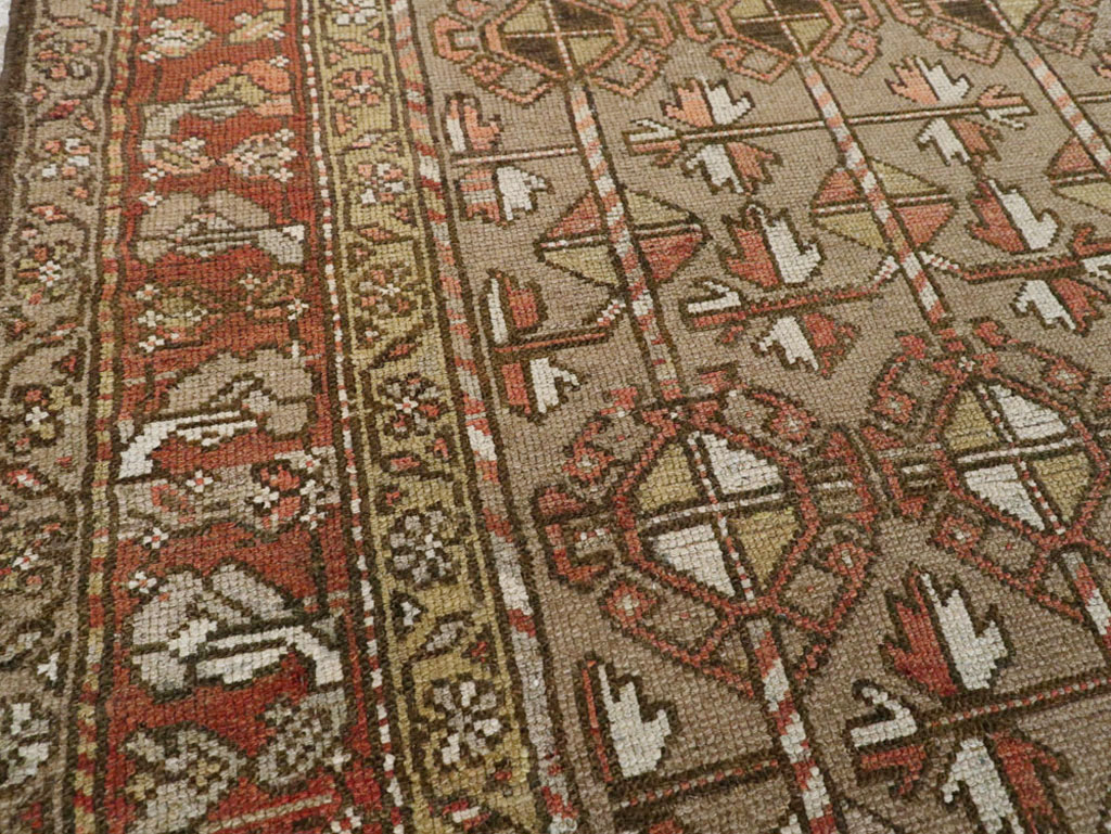 Vintage Persian Serab Gallery Carpet, No.23392 - Gsblank