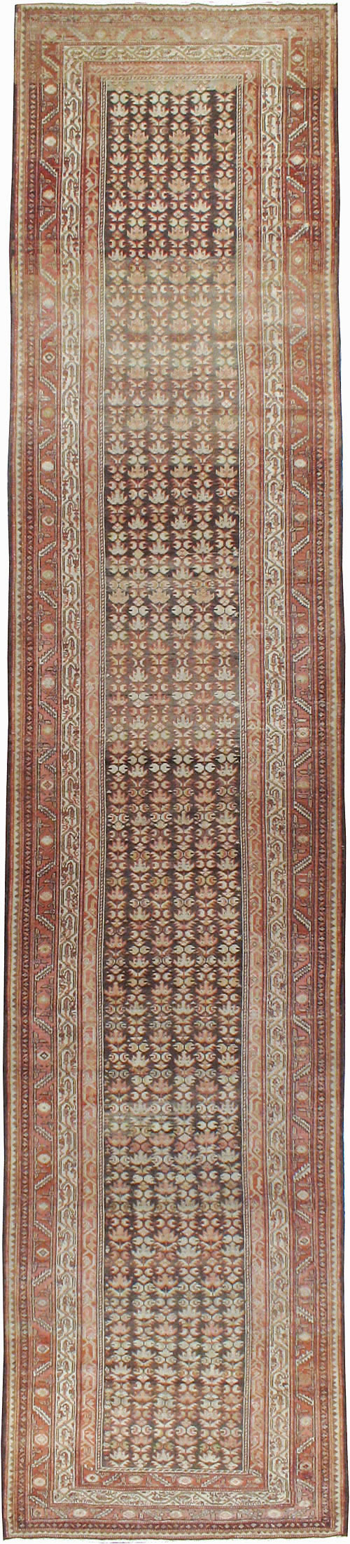Vintage Persian Malayer Wide Gallery Runner, No.23396 - Gsblank