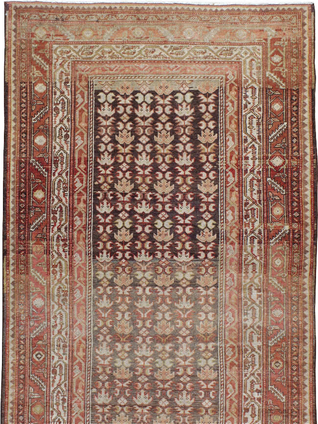 Vintage Persian Malayer Wide Gallery Runner, No.23396 - Gsblank