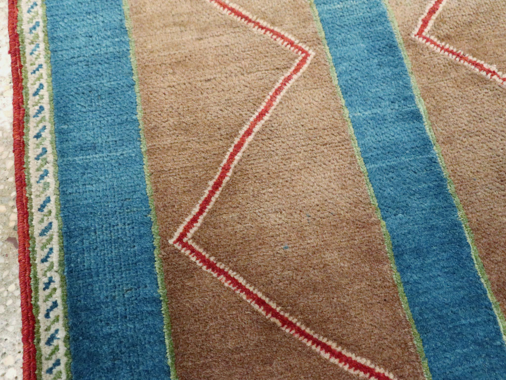 Vintage Persian Hamadan Art Deco Rug, No.23398 - Gsblank