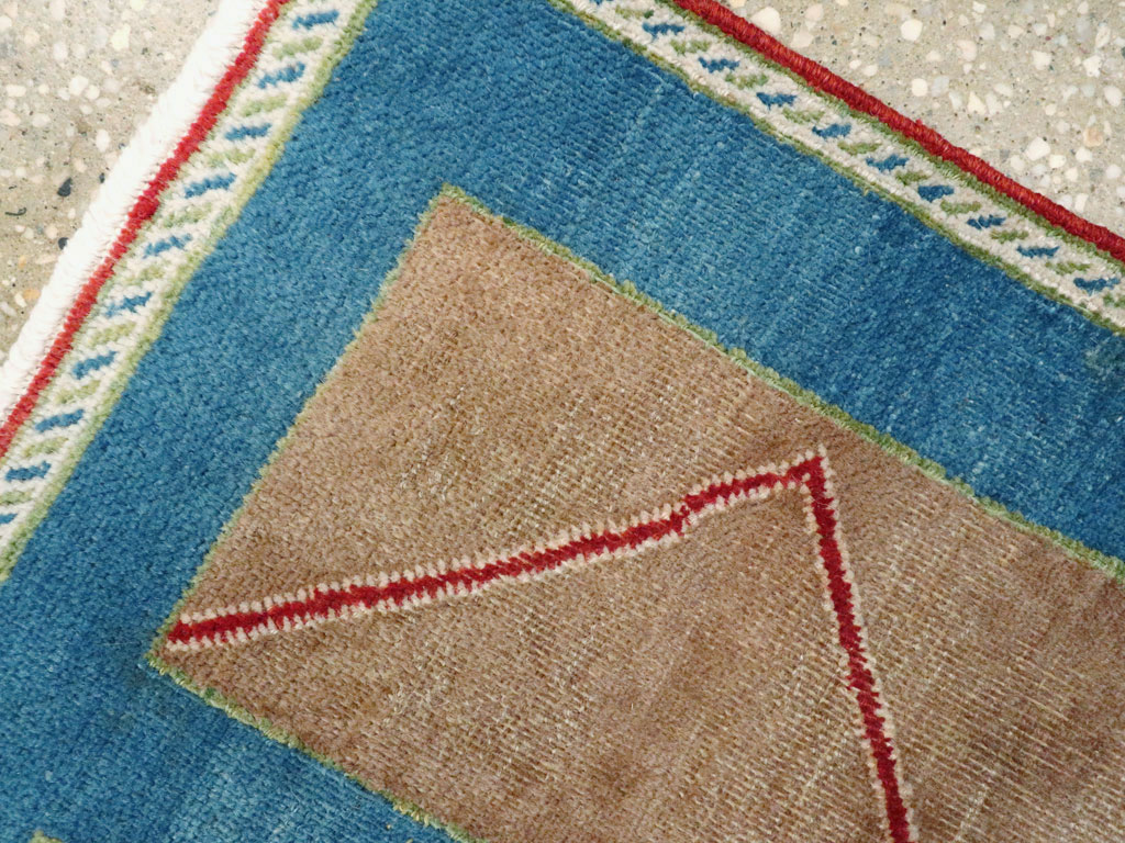 Vintage Persian Hamadan Art Deco Rug, No.23398 - Gsblank