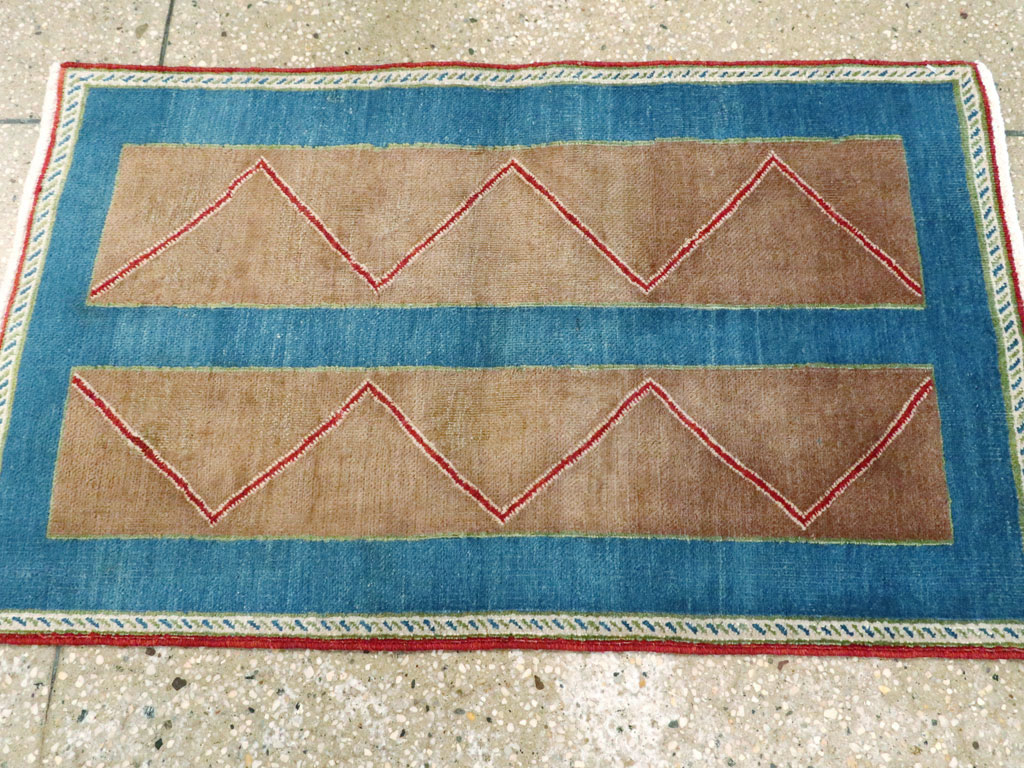 Vintage Persian Hamadan Art Deco Rug, No.23398 - Gsblank