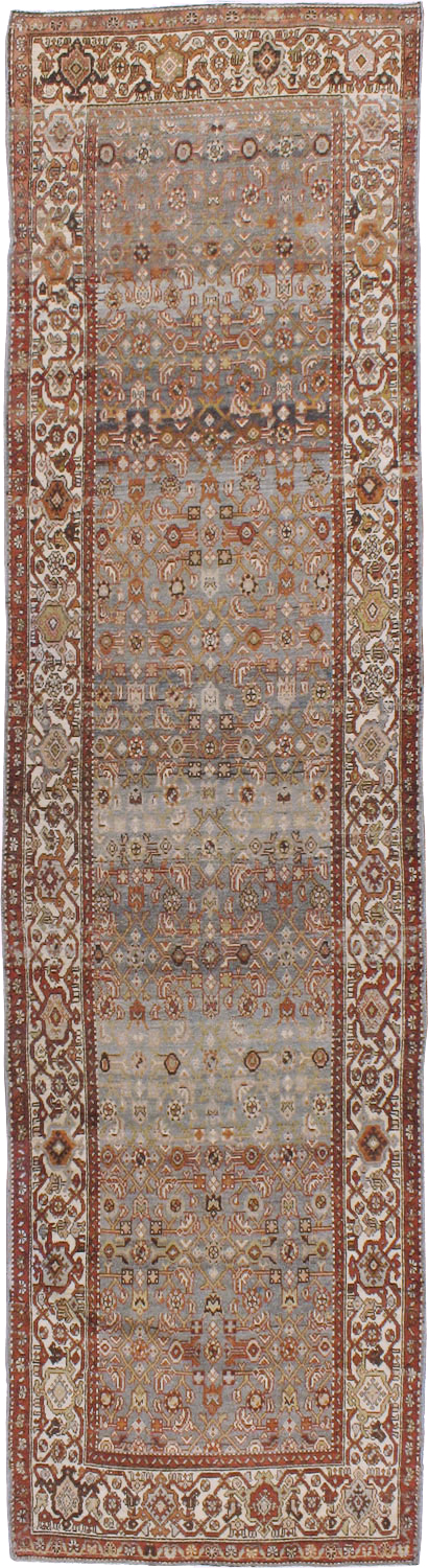 Vintage Persian Malayer Gallery Runner, No.23408 - Gsblank
