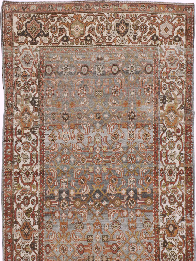 Vintage Persian Malayer Gallery Runner, No.23408 - Gsblank
