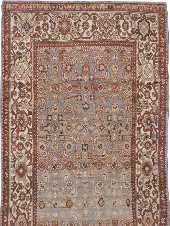 Vintage Persian Malayer Gallery Runner, No.23408 - Gsblank