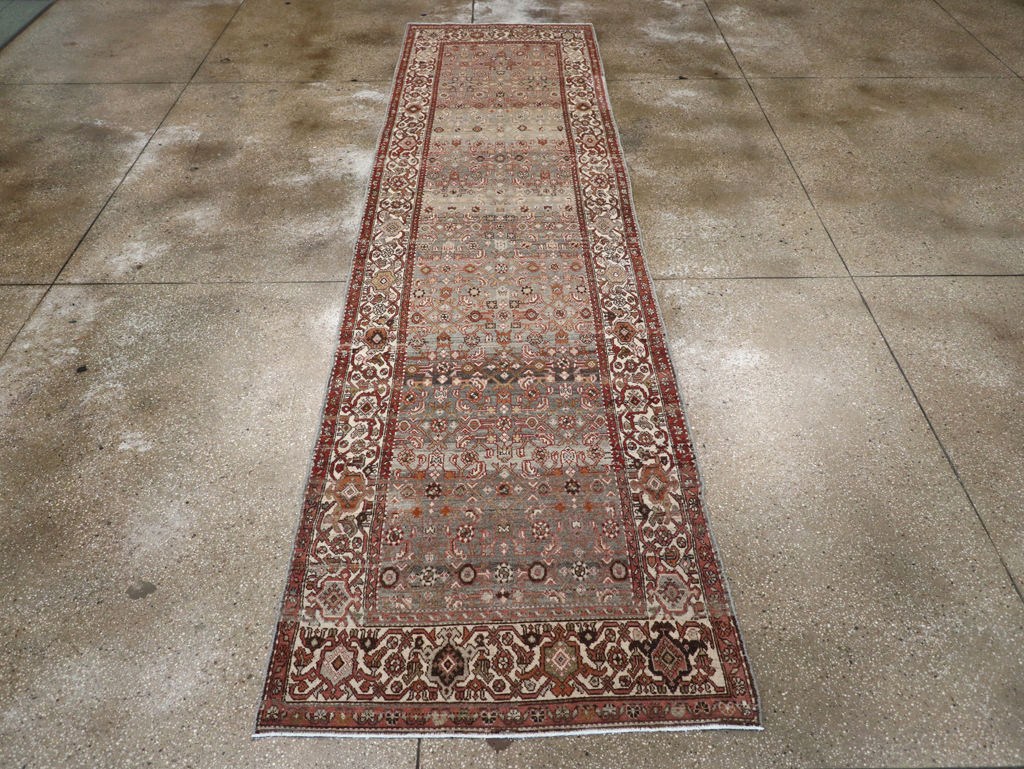 Vintage Persian Malayer Gallery Runner, No.23408 - Gsblank
