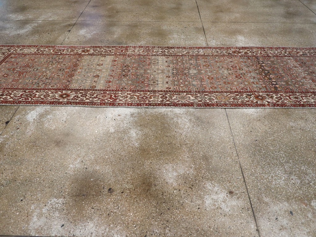 Vintage Persian Malayer Gallery Runner, No.23408 - Gsblank